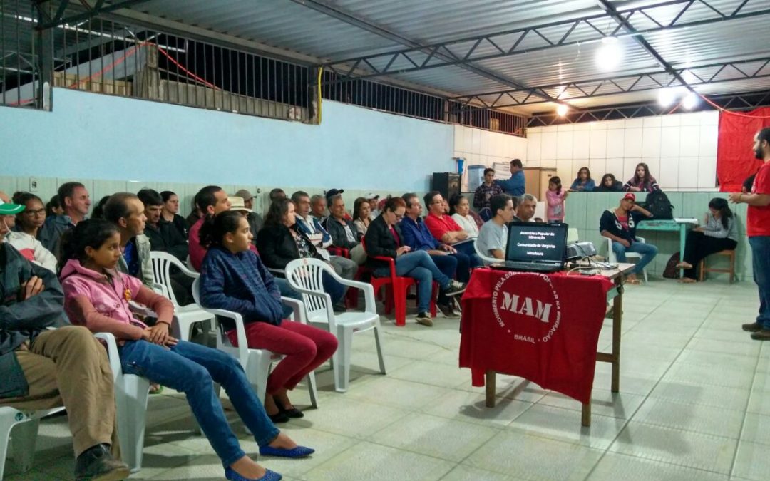 MG: Assembleia Popular em comunidade de Miradouro discute impactos da mineração