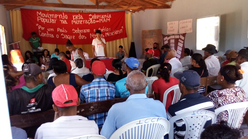 BA: quilombolas debatem problemas em território causados pela mineração