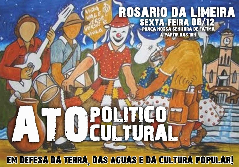 MG: Ato Político de enfrentamento à mineração acontece nesta sexta, 8/12