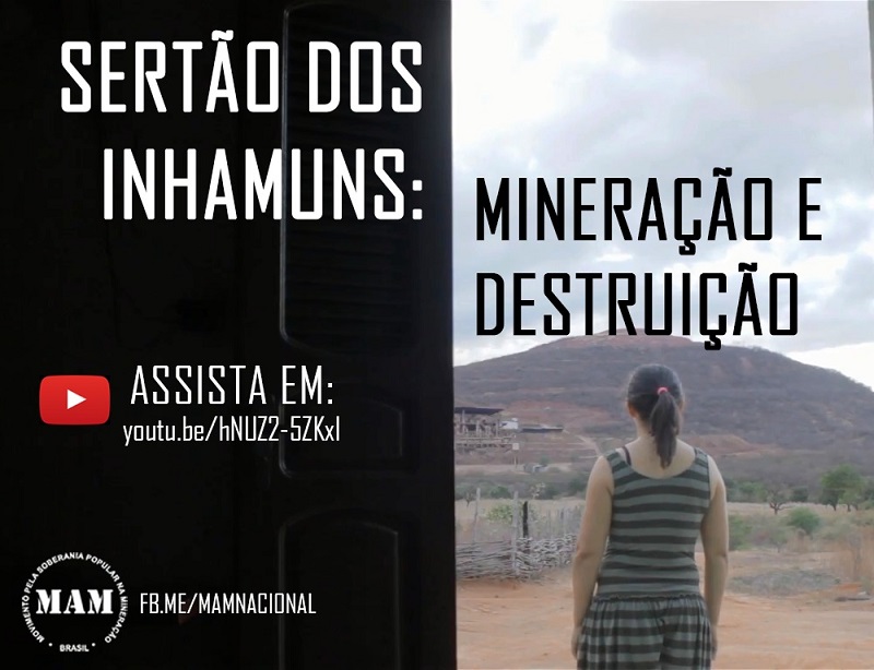 Vídeo destaca a contradição entre o território camponês e a indústria mineral