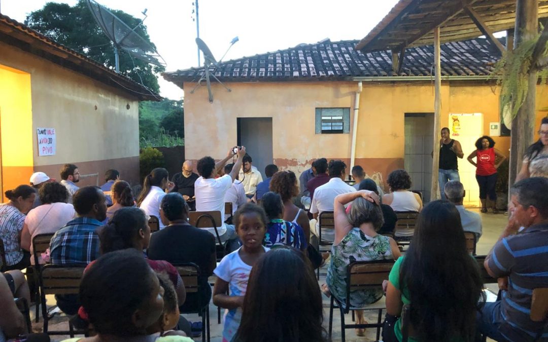 Comunidades abaixo da barragem da Anglo avançam na luta pelo reassentamento coletivo em MG!!!