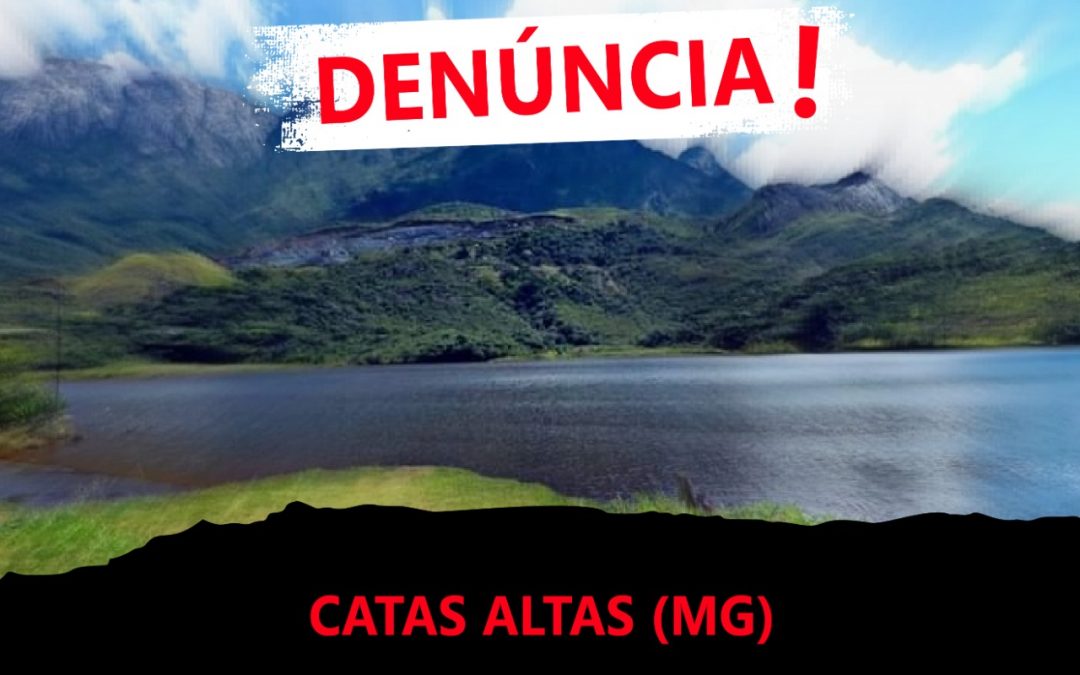 Vale proíbe uso da barragem pela população em Catas Altas (MG)