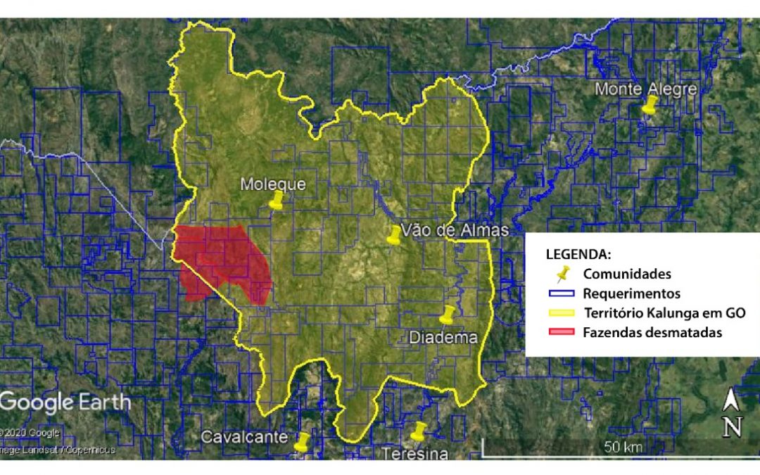 Denúncia: território Kalunga sofre desmatamento criminoso em plena Semana do Meio Ambiente