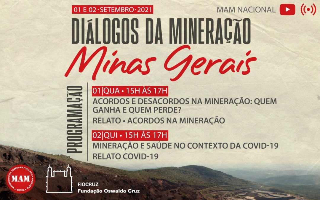 ‘Diálogos da Mineração Minas Gerais’ aborda contradições de acordos de reparação e impactos da Covid-19 no setor 