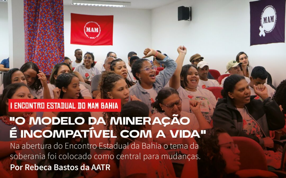 O modelo da mineração é incompatível com a vida