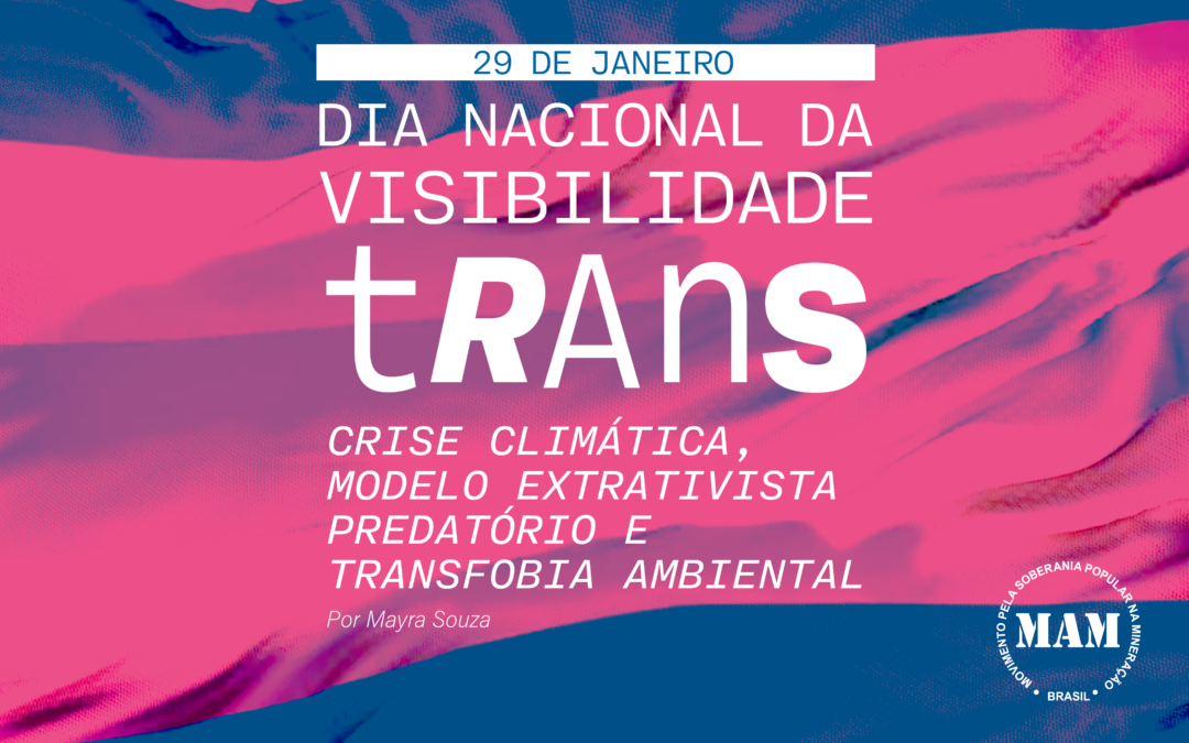 Dia Nacional da Visibilidade Trans – Crise climática, modelo extrativista predatório e transfobia ambiental