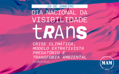 Dia Nacional da Visibilidade Trans – Crise climática, modelo extrativista predatório e transfobia ambiental