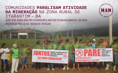 Comunidades paralisam atividade da mineração na zona rural de Itarantim-BA